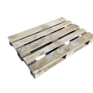 Дървен палет Европалет 80х120см. Втора употреба Тъмен Клас B - Pallet-supply.com